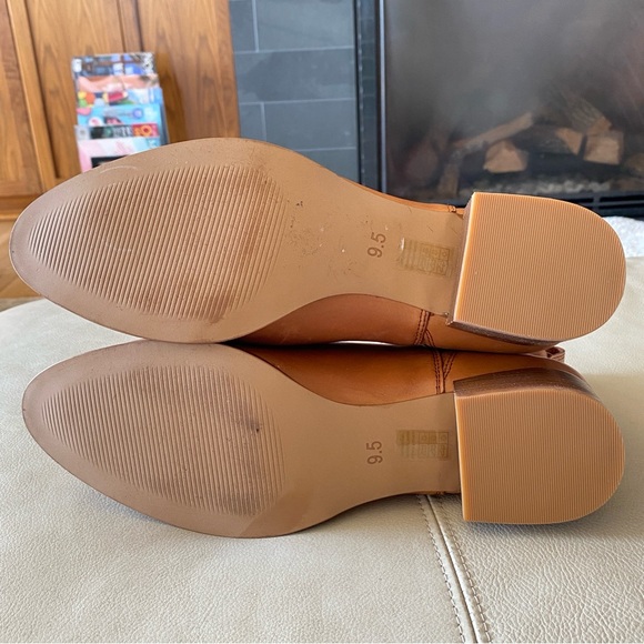 MADEWELL “Carina” Tan Leather Chelsea Ankle Pull-on Boots - 9.5 - Picture 6 of 6